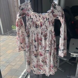 Floral Long Sleeve Dress